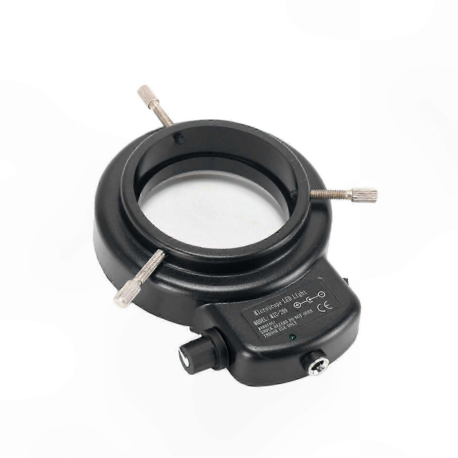 Adjustable 144 LED Ring Light for Stereo Microscopes and Cameras with Variable Brightness Control