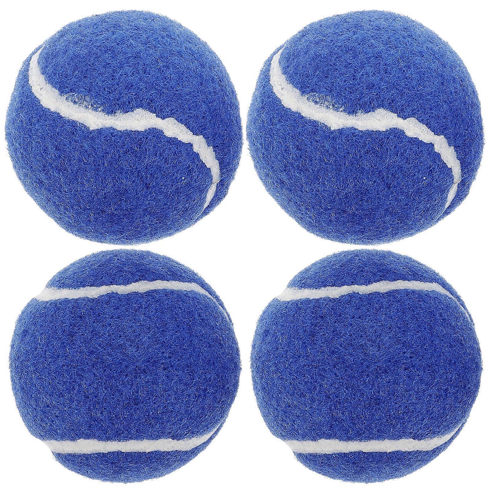 Beginner Tennis Balls Dog Chasing Toy For Competitive Matches 6.80X6.80X6.80CM Pressure Design 4Pcs
