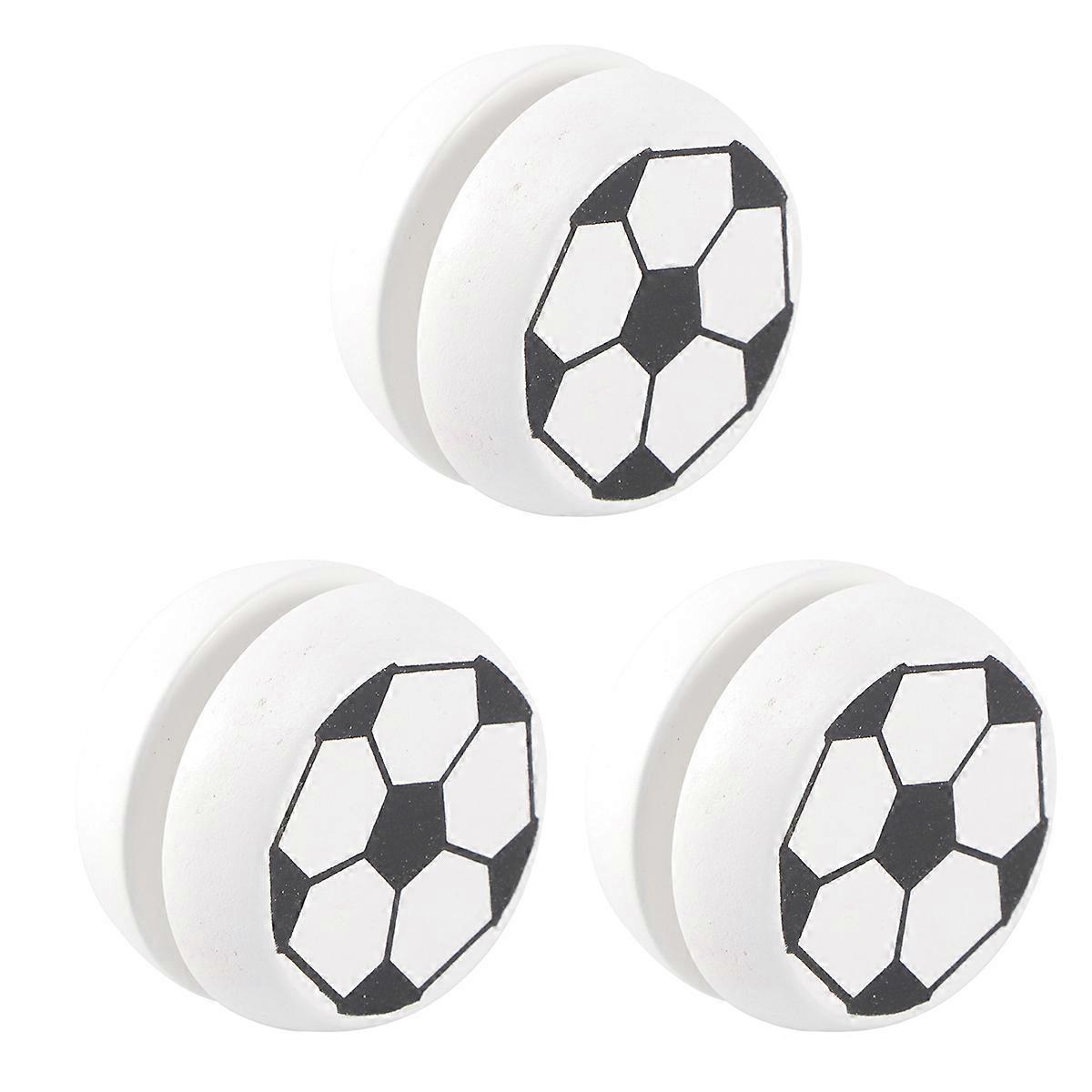 Kids Yoyo Ball Toy Made of Durable Plastic Safe and Fun with Cartoon Pattern White Color 3 Pieces