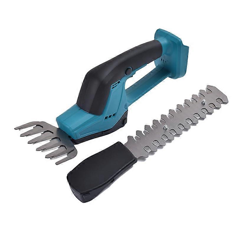 Mini Electric Battery Hedge Trimmer 21V, 2in1 Cordless Shear for Shrubs, Lawn, Charger Included, Battery Not Included