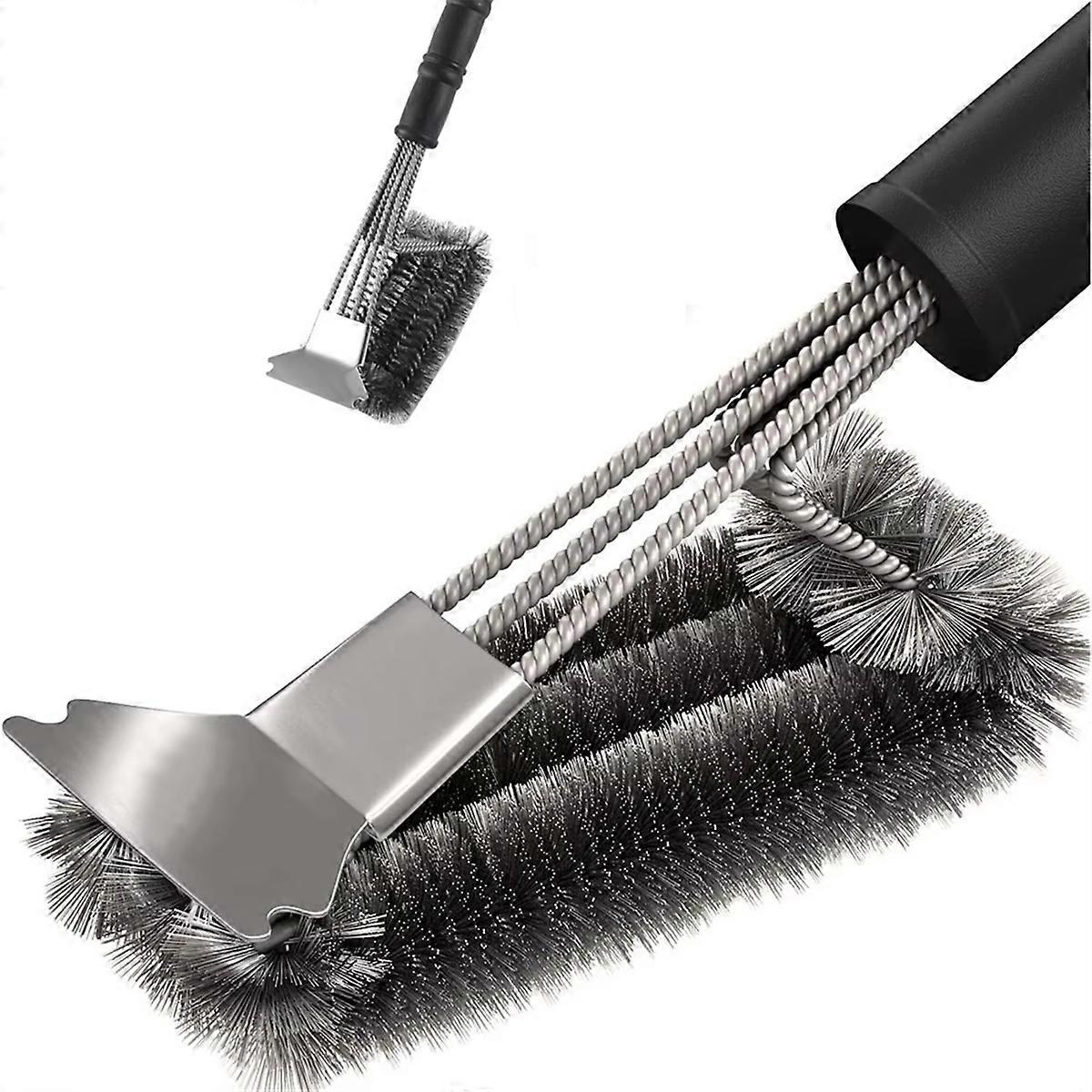 Grillbørste i rustfritt stål, non-stick stålbørster