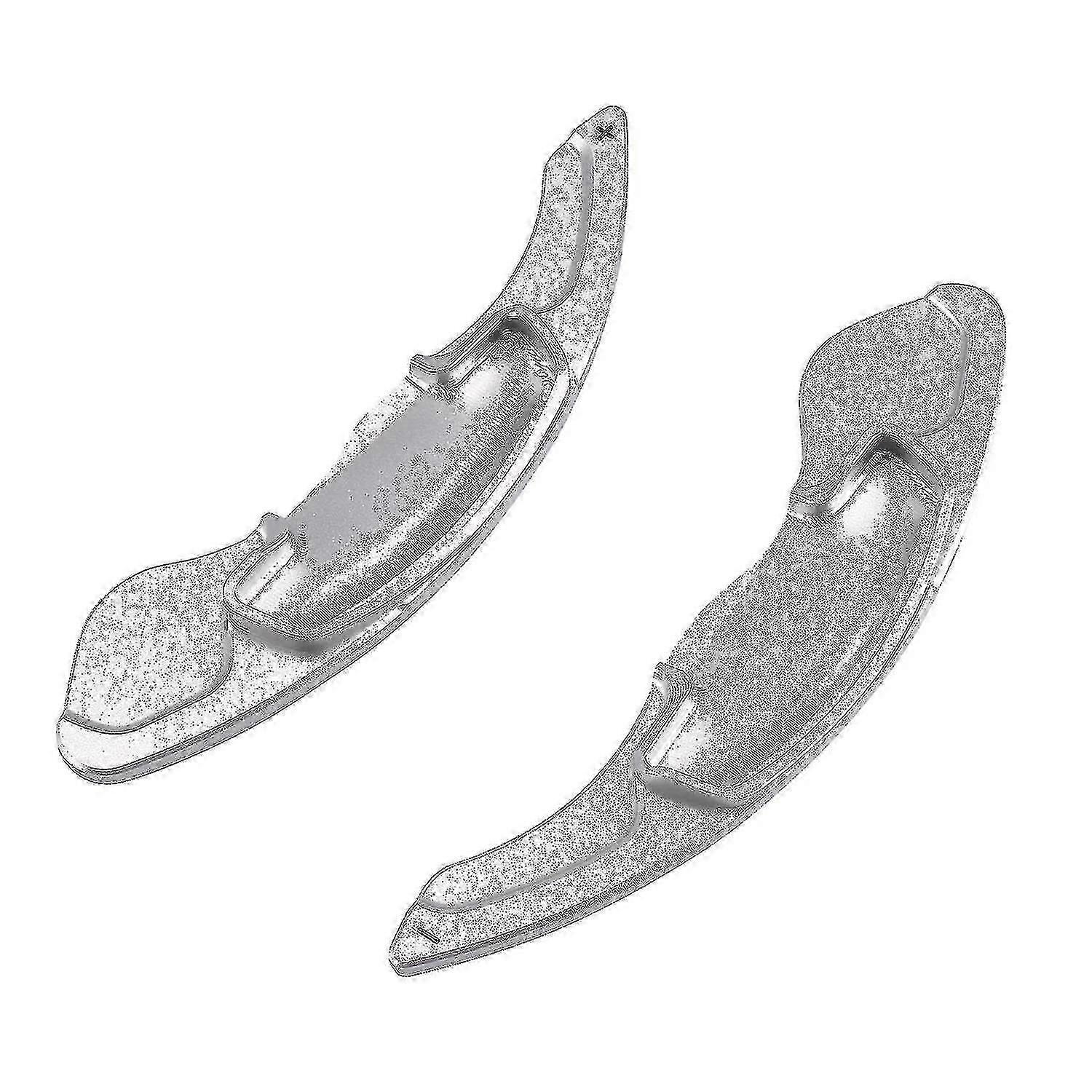 2pcs Silver Steering Wheel Shift Paddle Shifter Extension Compatible con honda