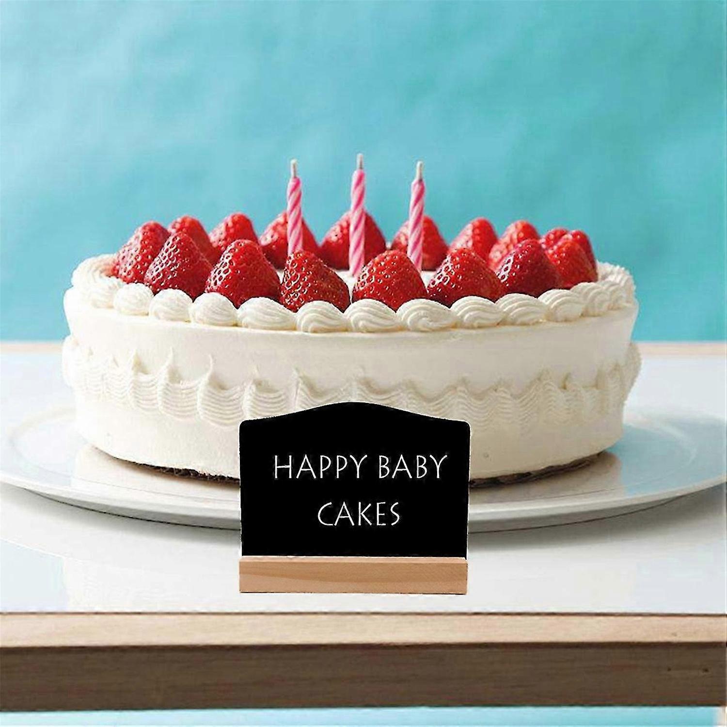 10PCS Mini Chalkboard Signs Message Board Christmas Decorative