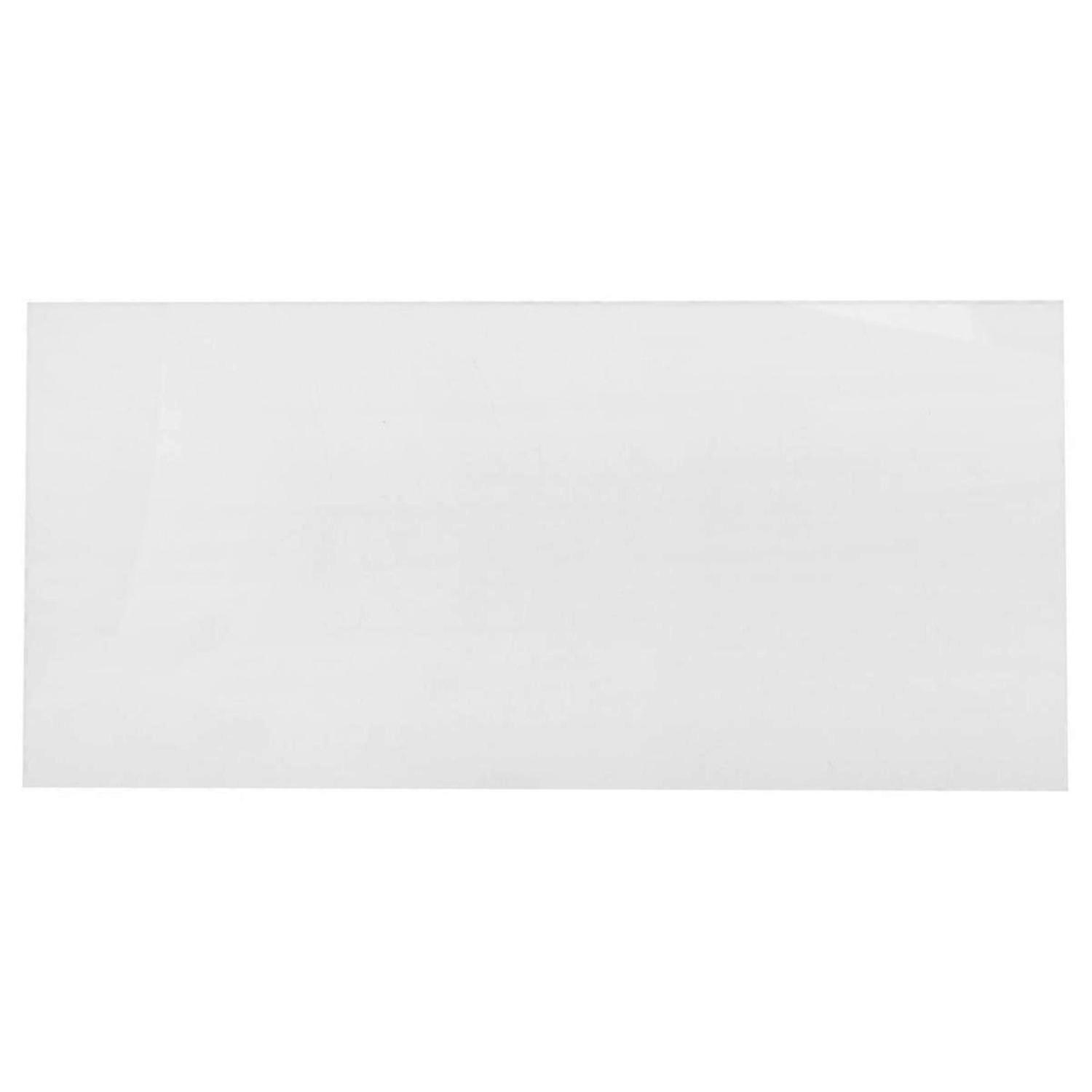 Transparent Cake Cream Scraper Rectangular Acrylic Cake Baking Tool-C