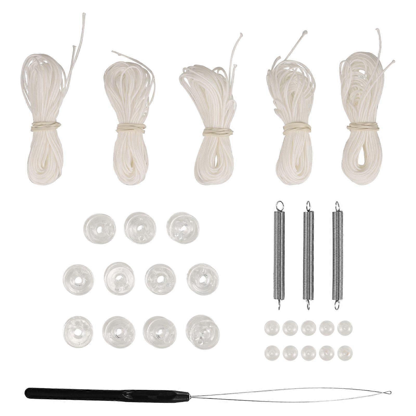 RV Pleated Shade Repair Kit RV Window Shade Restringing Kit for Day Night Pleated Shade Window Shield Repair Kit for Camper Window