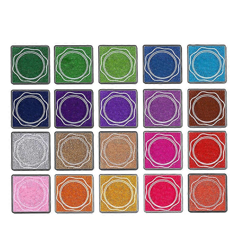 DIY Ink Pad Set Giant Stamp Pads for Craft 140Pcs Multi-Colored