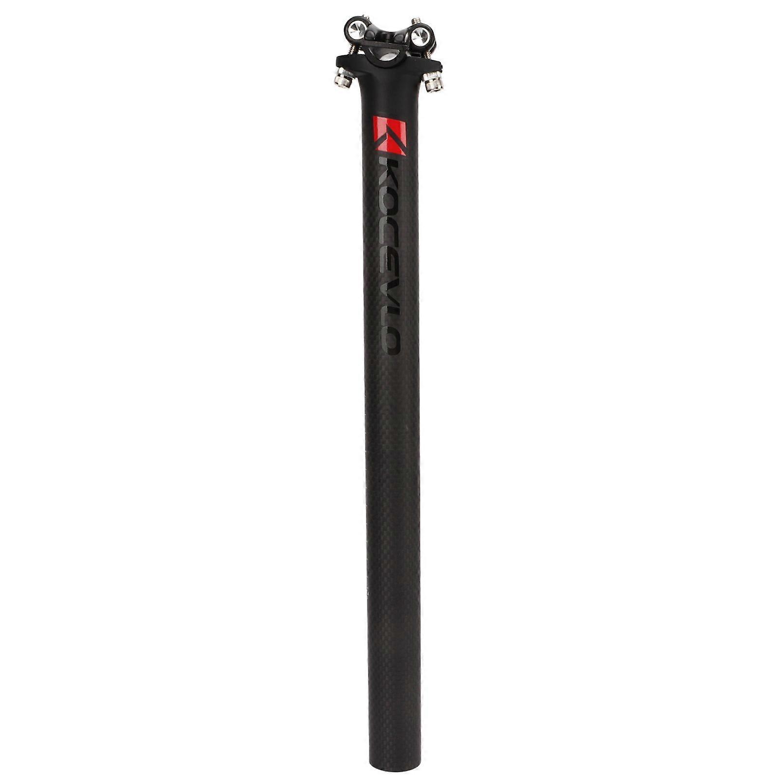 Carbon Bike Seatpost 30.8 X 400mm Ultralight Replacement Bike Seat Tube for Mountain Bikes Road Bikes