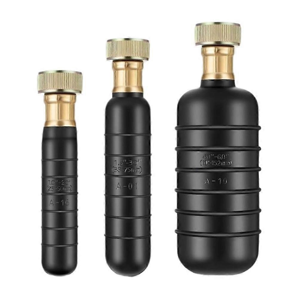 Drain Kit Three Piece Drain Cleaning Tank Fits 1 To 6 Inch Pipes Rubber Drain Bladder Unclogs Stubborn Blockages
