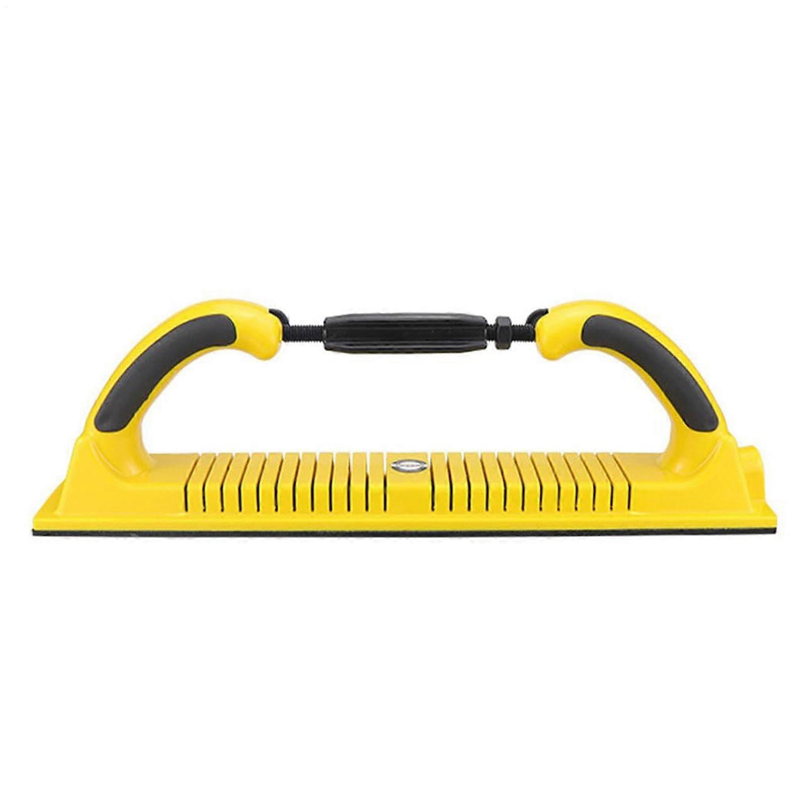 Hand Sander Adjustable Radius Flex, Hook And Loop Pad Block, Mini Detail Sanding Pads For Furniture And Automotive