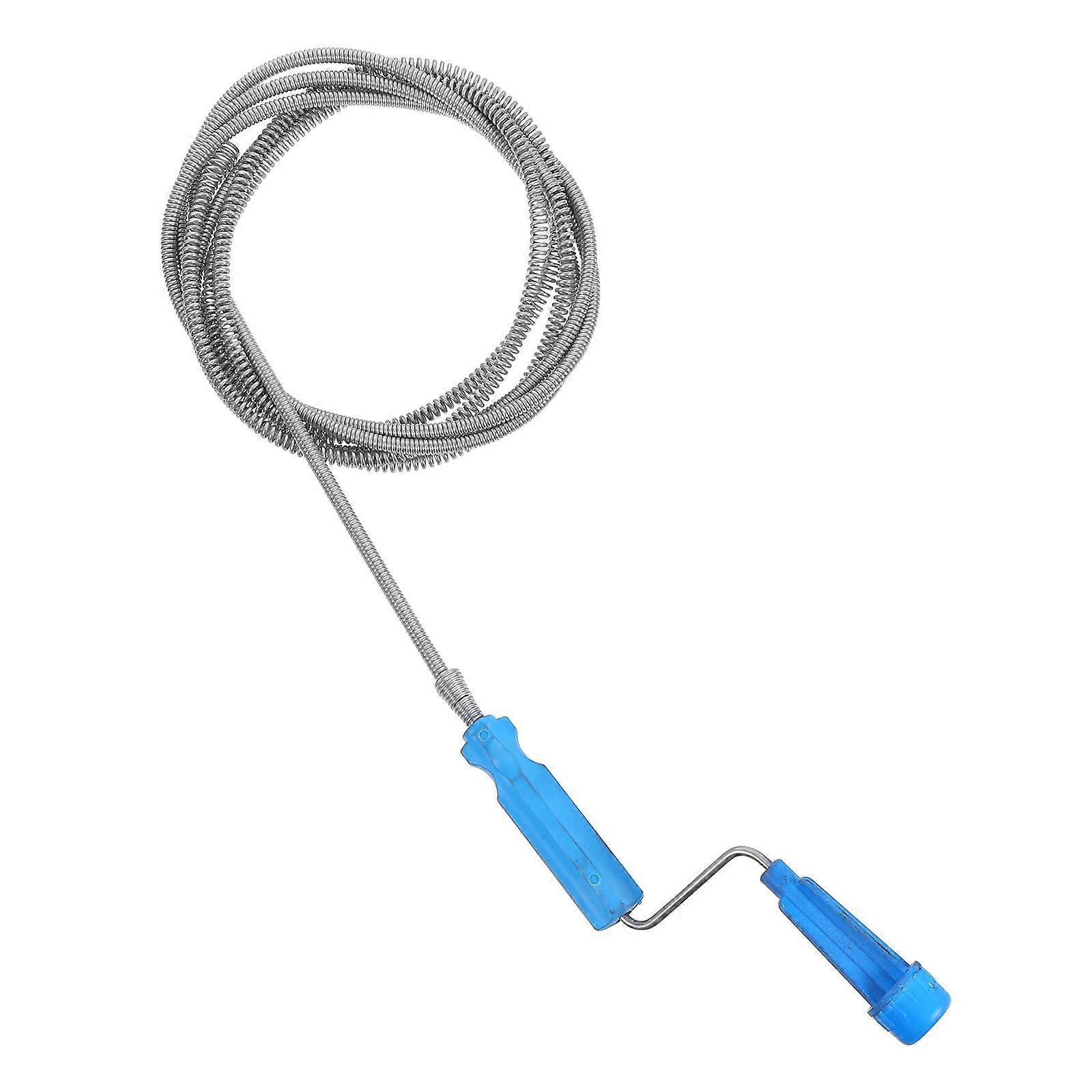 Unclogging Device for Bathroom Use with Spiral Shape Designed for Hair and Debris Removal 1Pcs