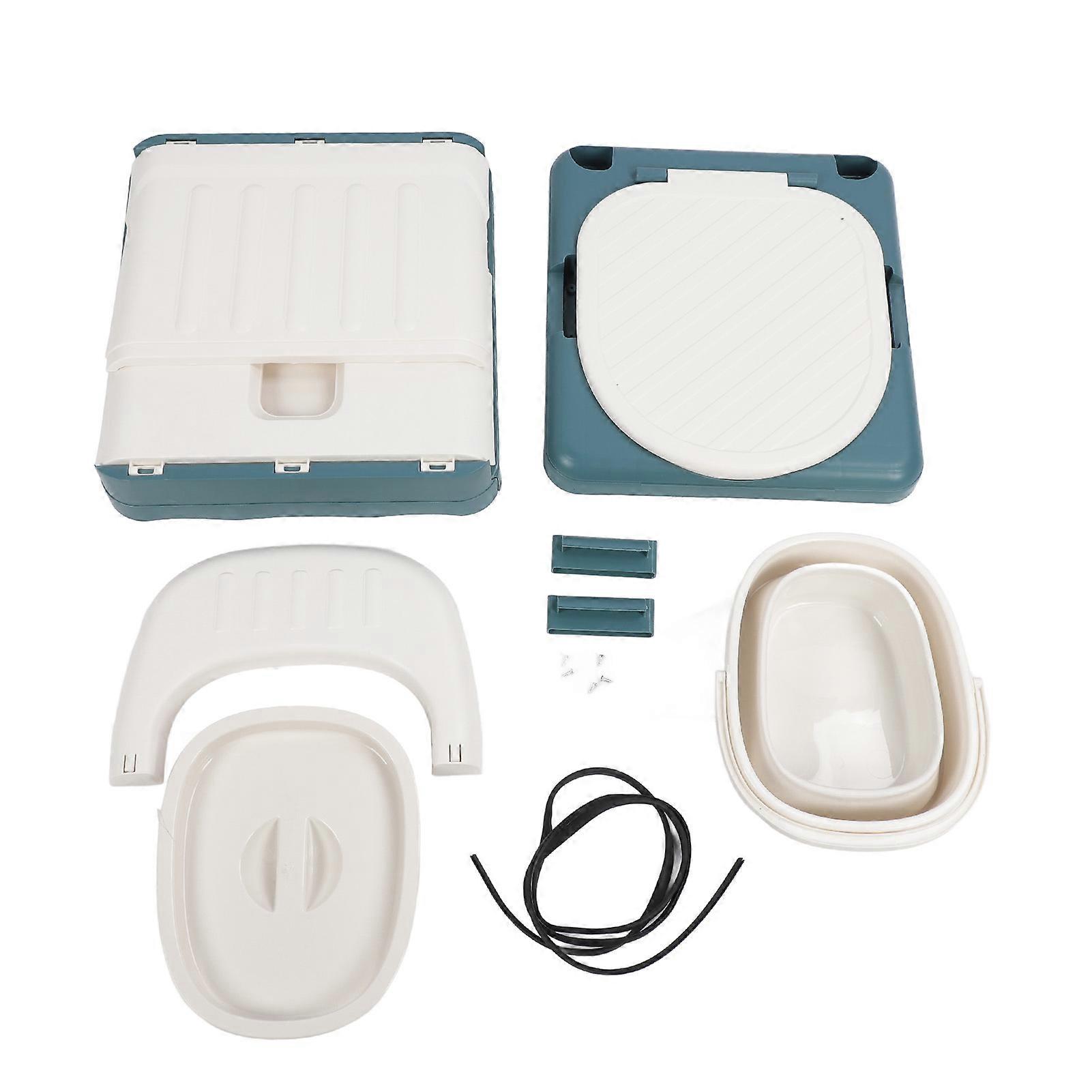 Toilettes portables pliables et robustes, chaise de chevet mobile avec siège large pour adultes, personnes âgées et femmes enceintes