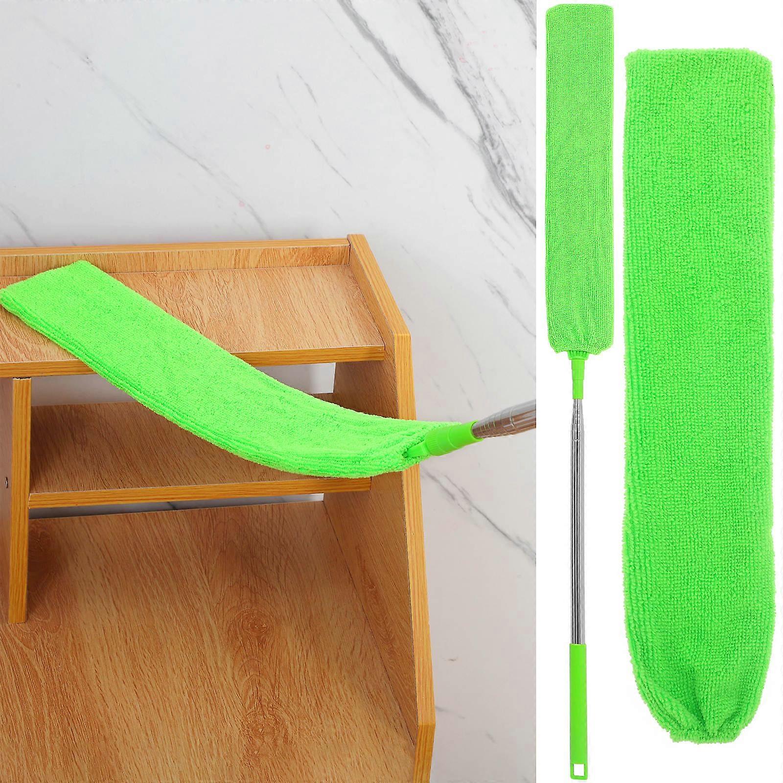 Under Furniture Gap Duster Cleaner with Retractable Pole and Replacement Cloth