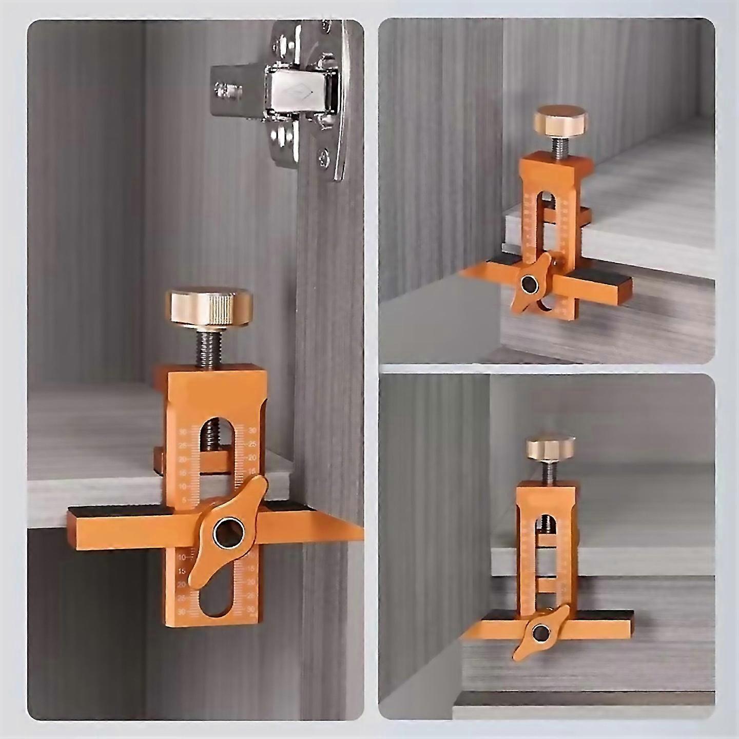 For Cabinet Door Mounting Jig Quick Positioning Hole Opening