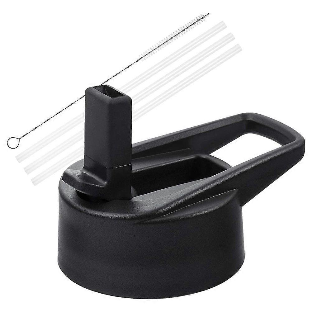 Straw Lid Compatible for Hydro Flask Wide Mouth Water Bottle Flip Straw Straws Top Replacement Lids