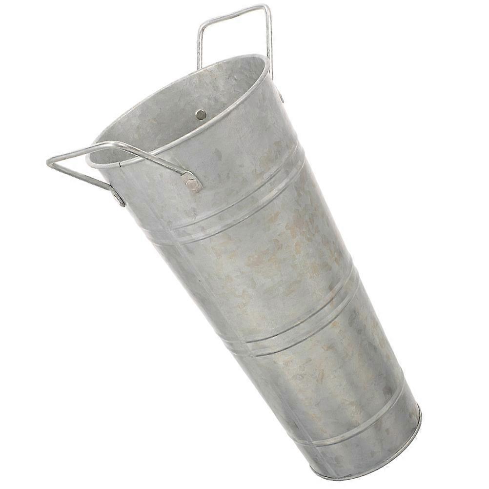 Multi-Functional Umbrella Rack Iron Holder for 2Pcs Storage Bucket