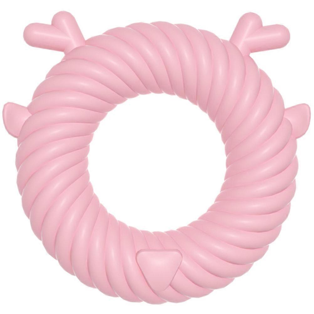 Dog Molar Toy Puppy Teething Stick for Pets 2Pcs Pink Interactive Toy