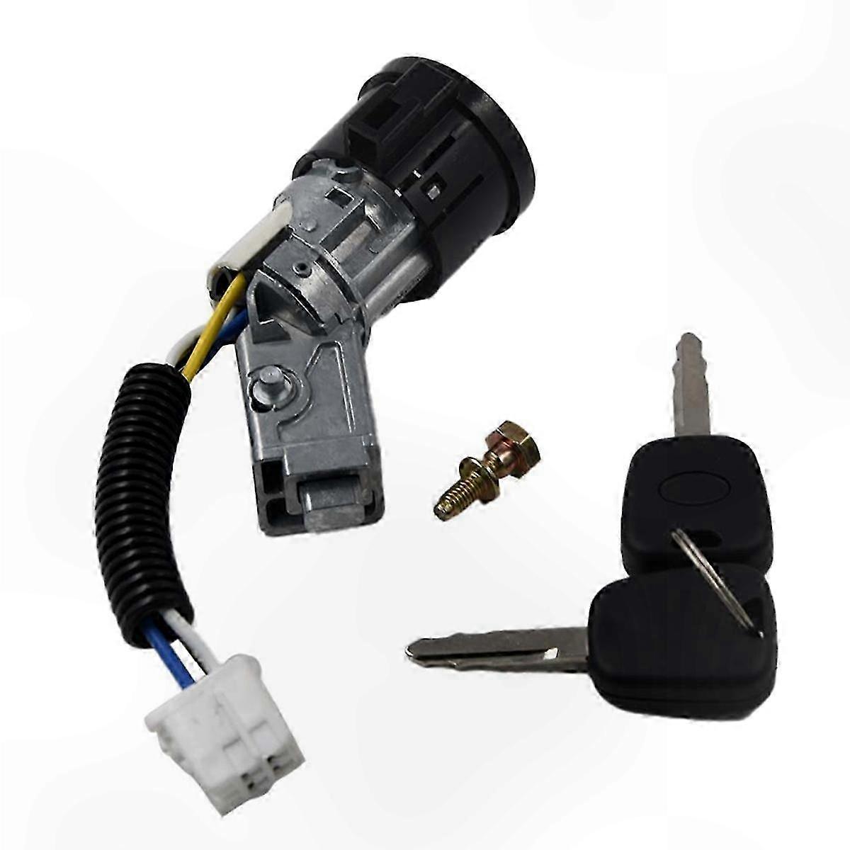 Car Ignition Barrel Lock with 2 Keys for Citroen Models N0501412 N0502200 Replacement Part