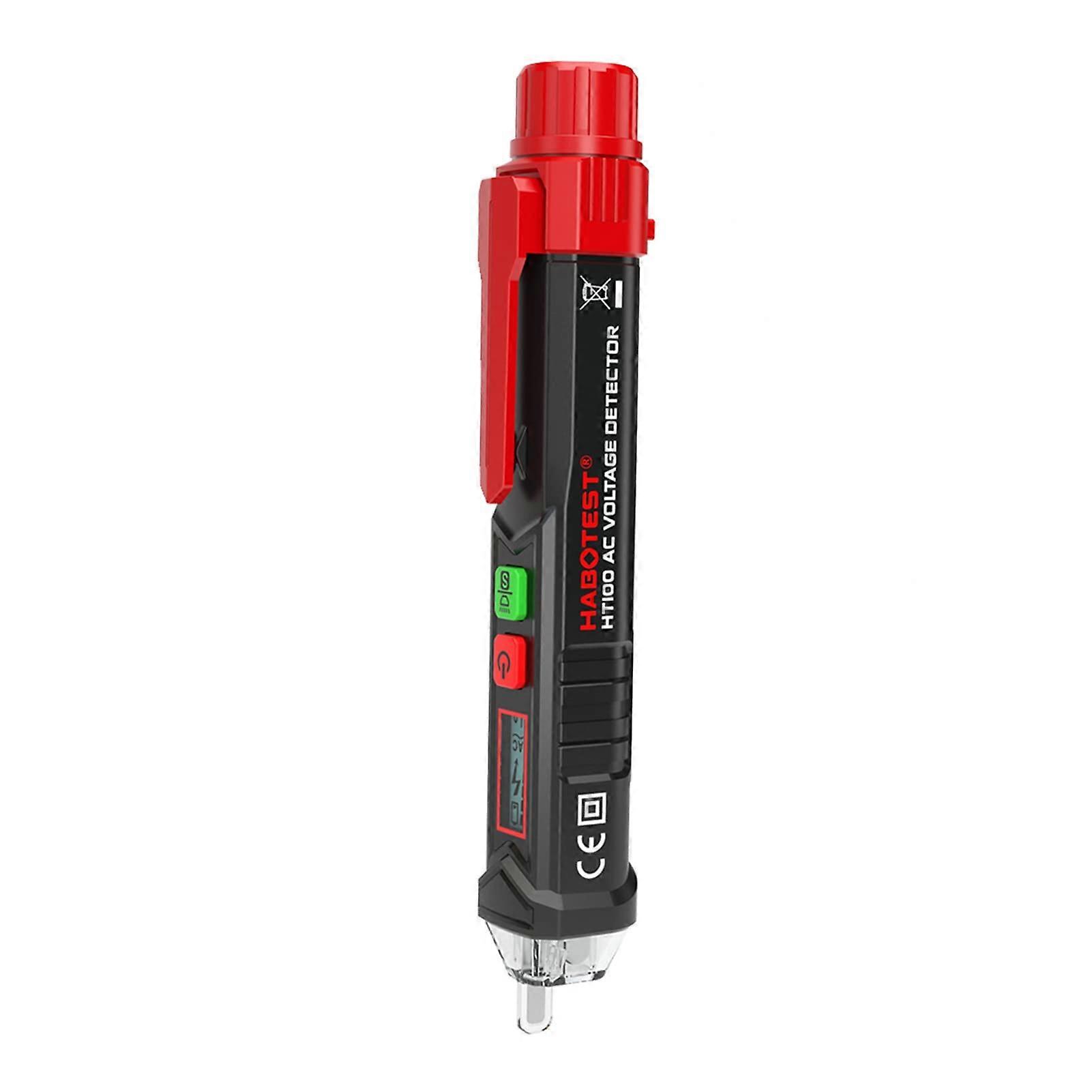 AC Voltage Tester Pen Portable Dual Sensitivity VAlert Detector With Sound And Light Alarm