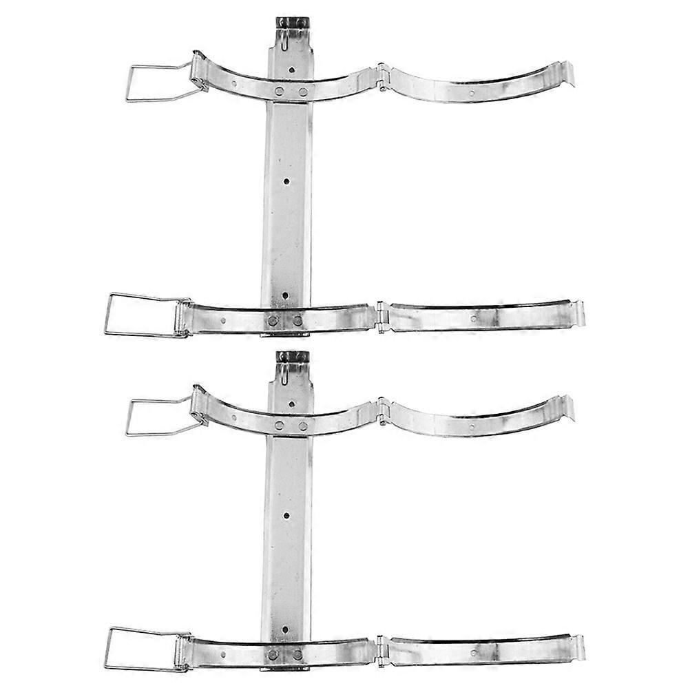 Fire Extinguisher Hanger 4Pcs Convenient Design For Vehicle Home Use Durable Iron Wall Mount Solution