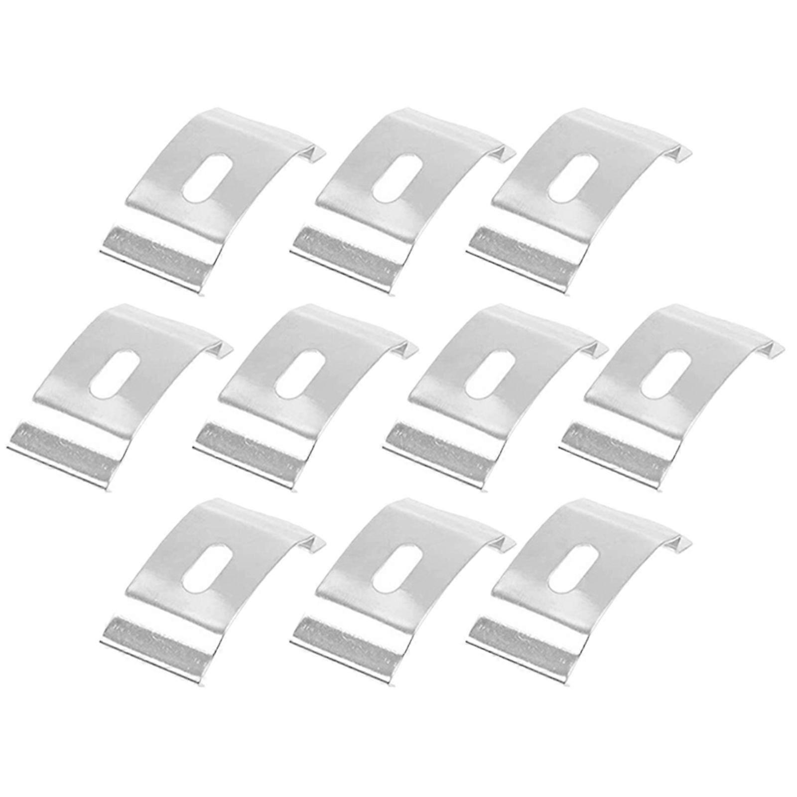 50Pcs Louver Curtain Installation Brackets For Interior Designers White Simple Structure Blind Holding