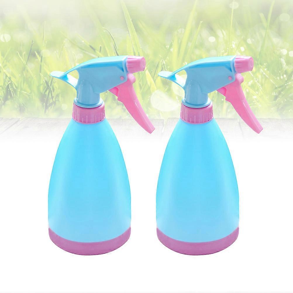 Blue Gardening Watering Can for Indoor Use with Adjustable Spraying Head 4Pcs