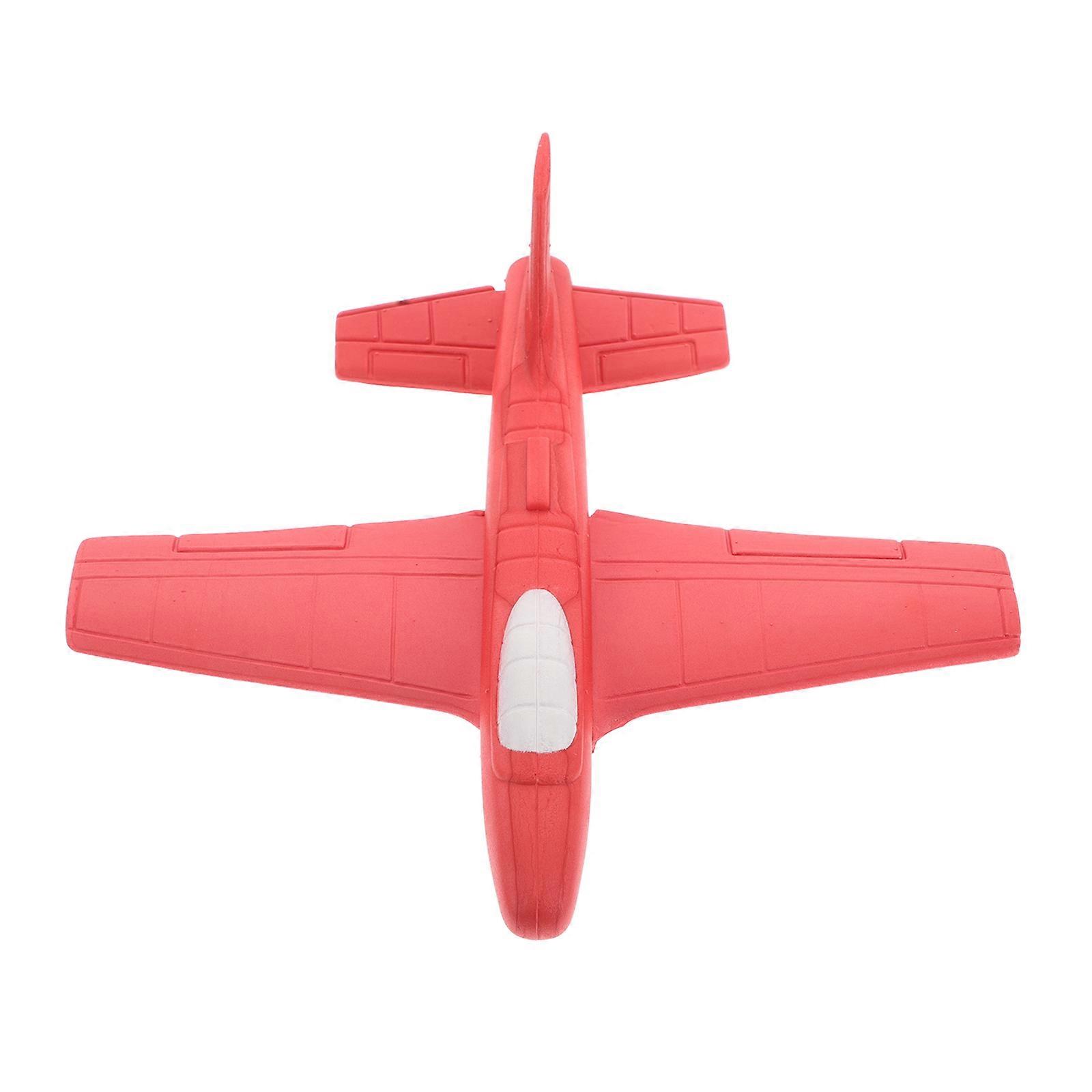 Interactive Parent-Child Toy 5Pcs Soft Throwing Airplane For Family Interaction Outdoor Fun Red Color
