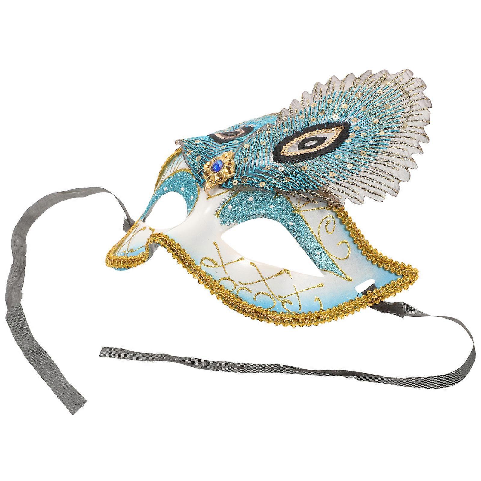 Masquerade Mask for Party Use 3Pcs Venetian Plastic Festival Masks