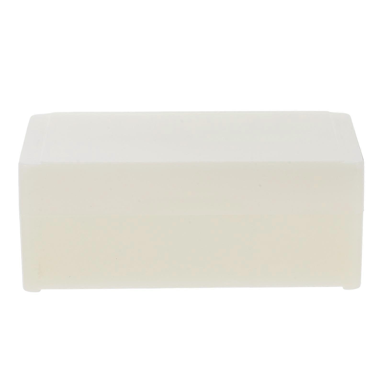 Microscope Slides Box 3Pcs For Laboratory Professionals With Rectangular Shape White Storage And Organization