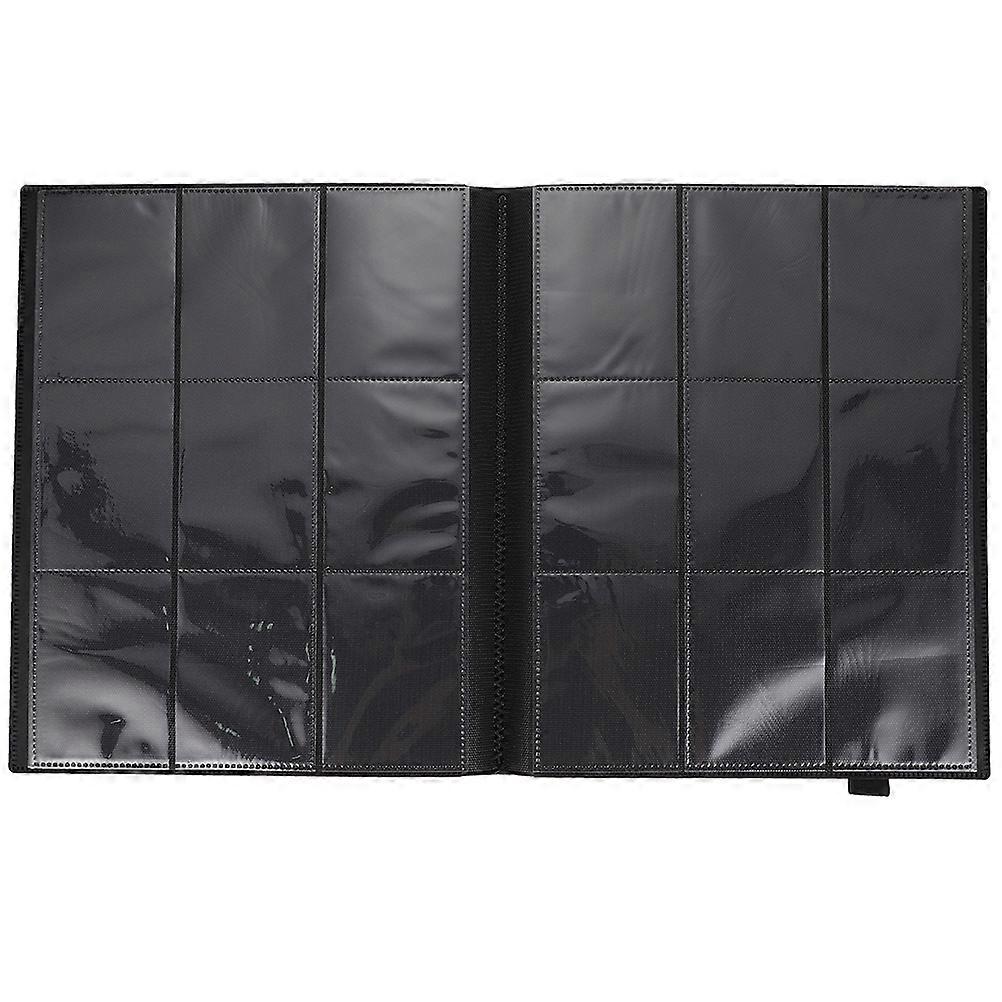 Card Storage Album 3Pcs Holder For Artists Collectors Gaming Collection Durable Protection Rectangular Shape