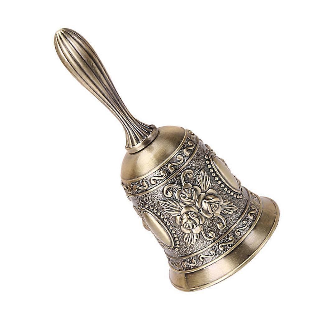 Alloy Hand Bell for Restaurant Use Retro Style 1Pcs Zinc Call Bell