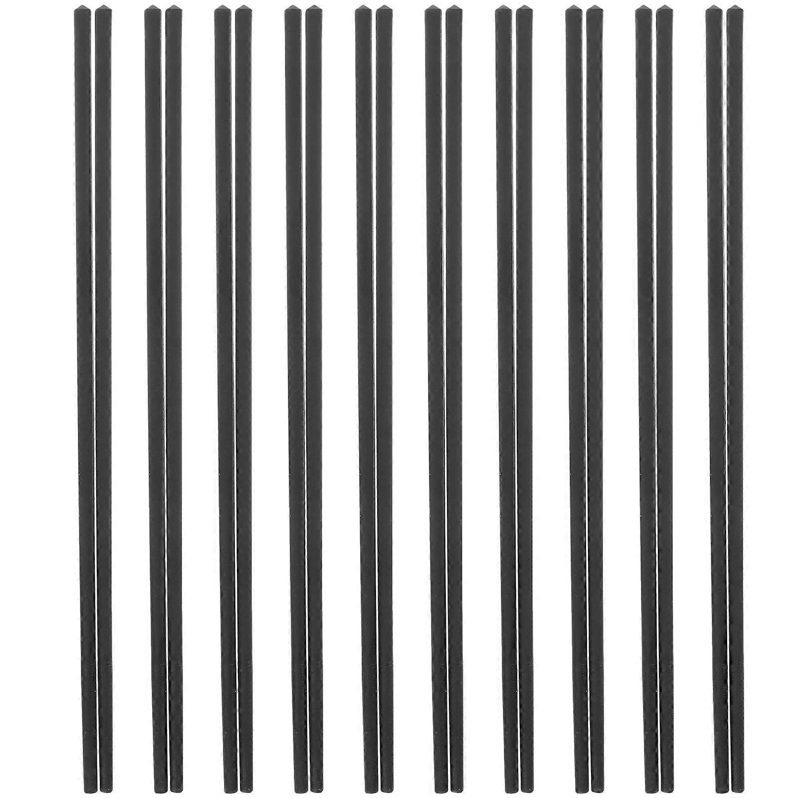 Household Japanese Style Chopsticks Alloy Chopsticks with Nonslip 30Pairs