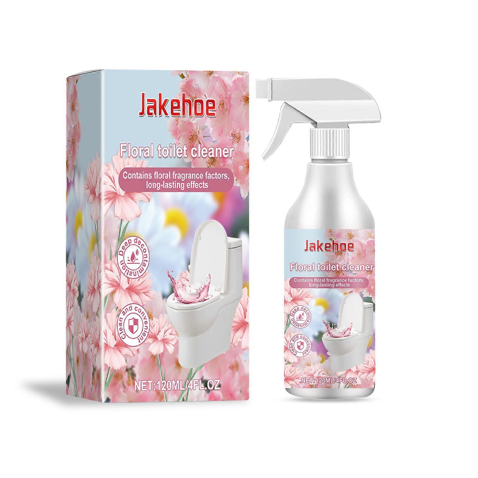 Čistič toalet s květinovou vůní, dekontaminace toalety a vůně zápachu, odvápňovač toalety 120ml