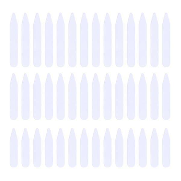 Nuolux 200pcs Collier blanc en plastique Reste des os raidisseurs en 3 tailles