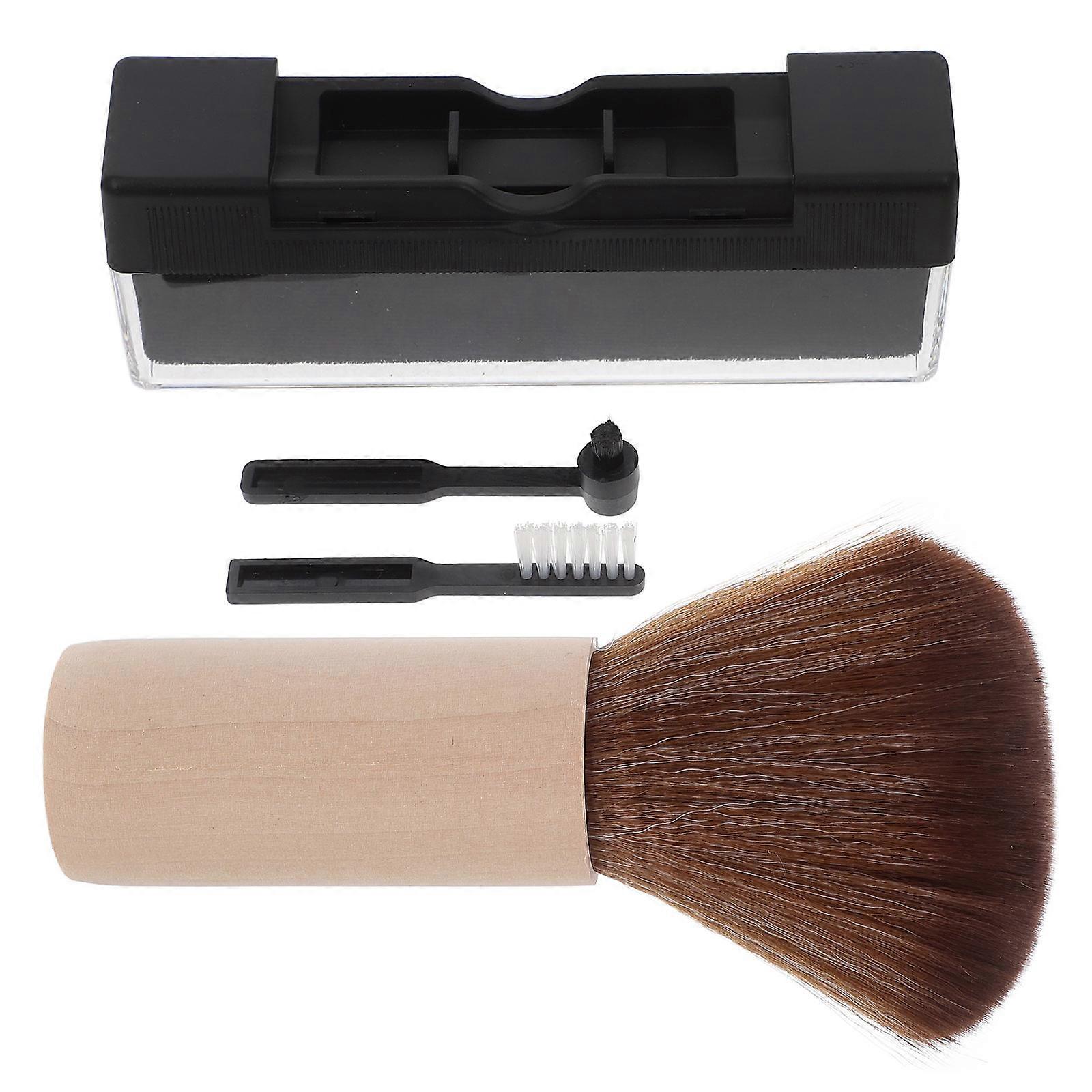 Record Maintenance Kit Brush Set for Cleaning 2Sets Vinyl Cleaner with Handle