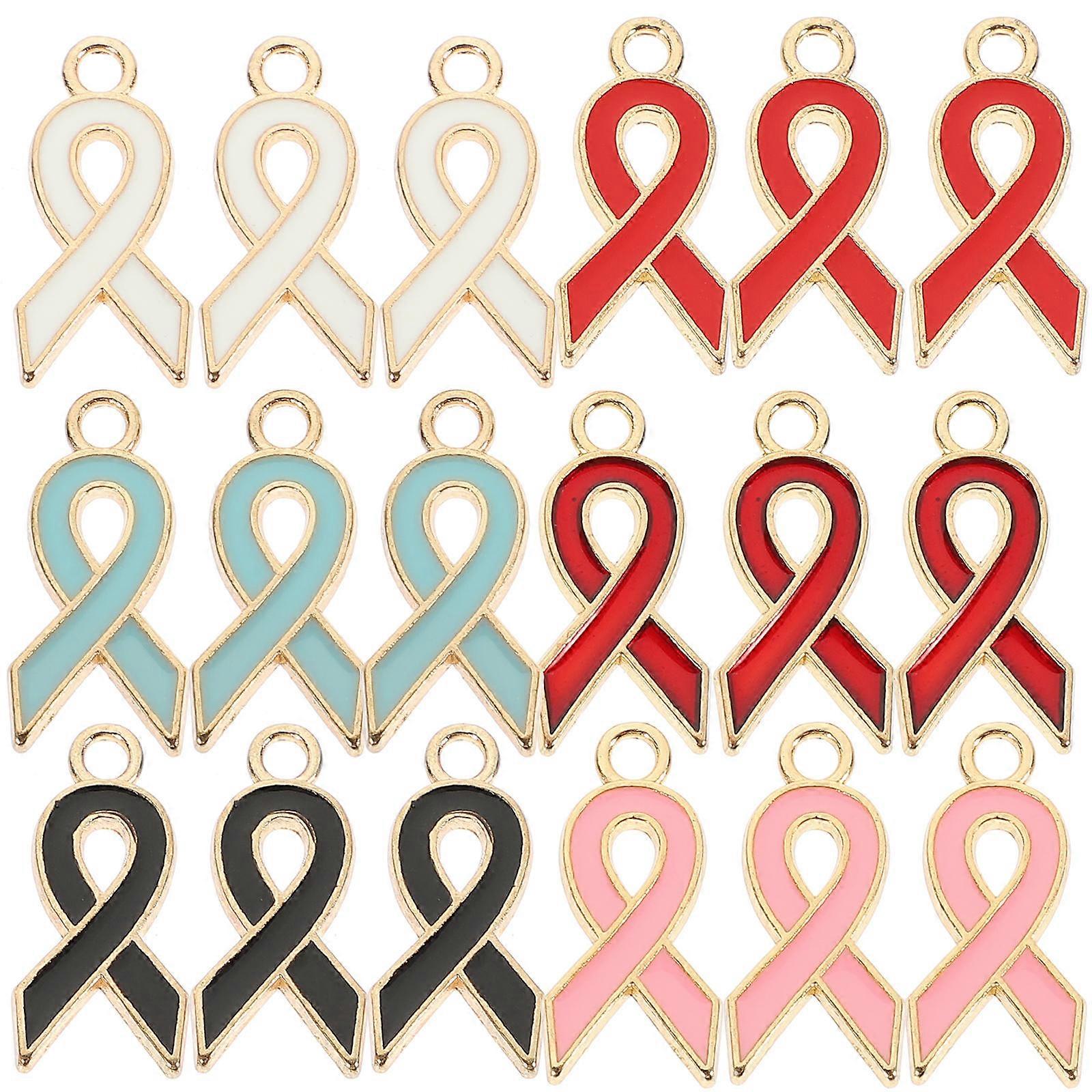 Ribbon-Shaped Earrings Pendants for DIY Crafts 240Pcs Assorted Color Ornaments