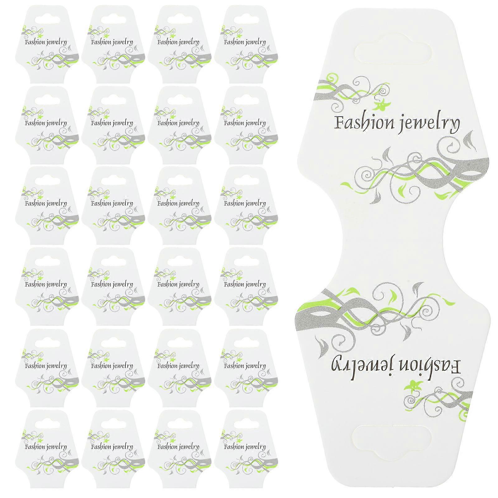 800 قطعة من بطاقات عرض المجوهرات وتغليف رباط الشعر بتصميم بسيط متعدد الوظائف بألوان متنوعة