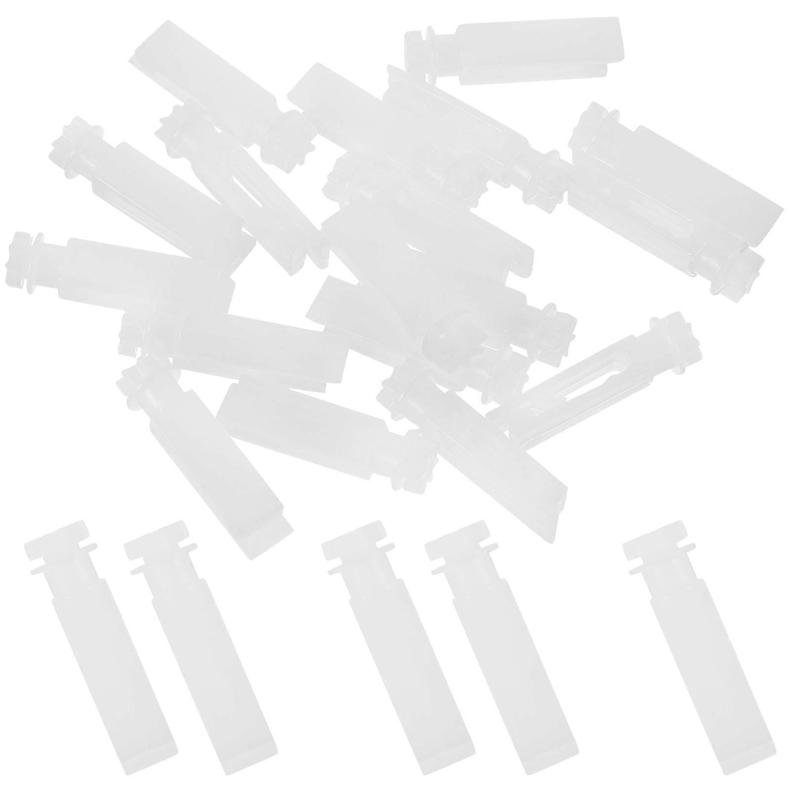 Vertical Blind Stem Replacement 20Pcs PP Material Tools For DIY Projects And Home Improvement 3.00X0.75X0.50CM Efficient Use