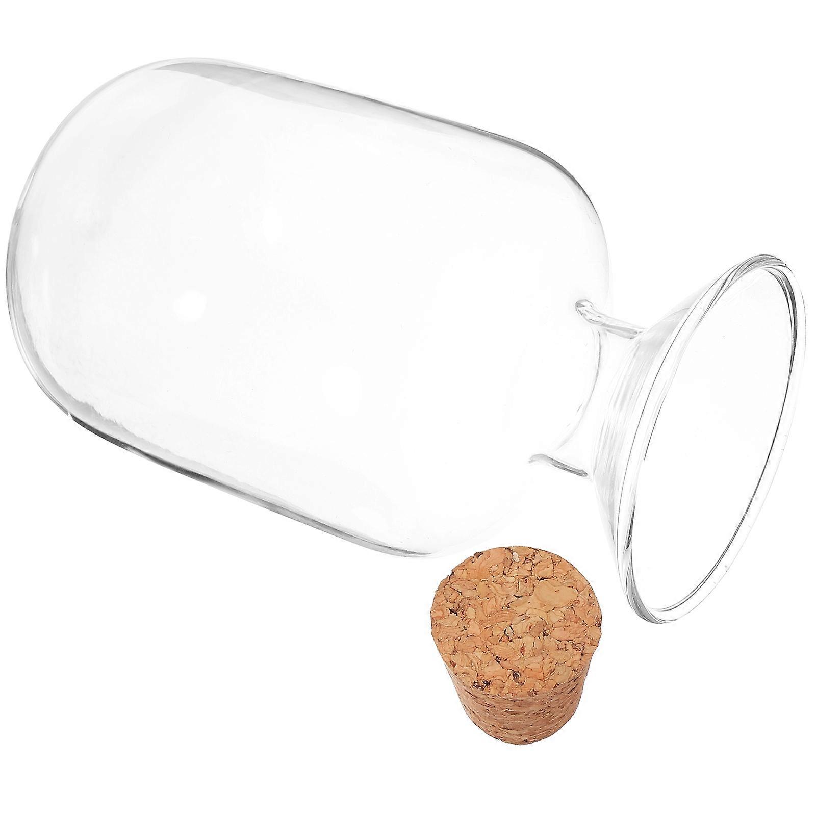 Glass Match Holder Transparent Match Container for Storage Use Practical