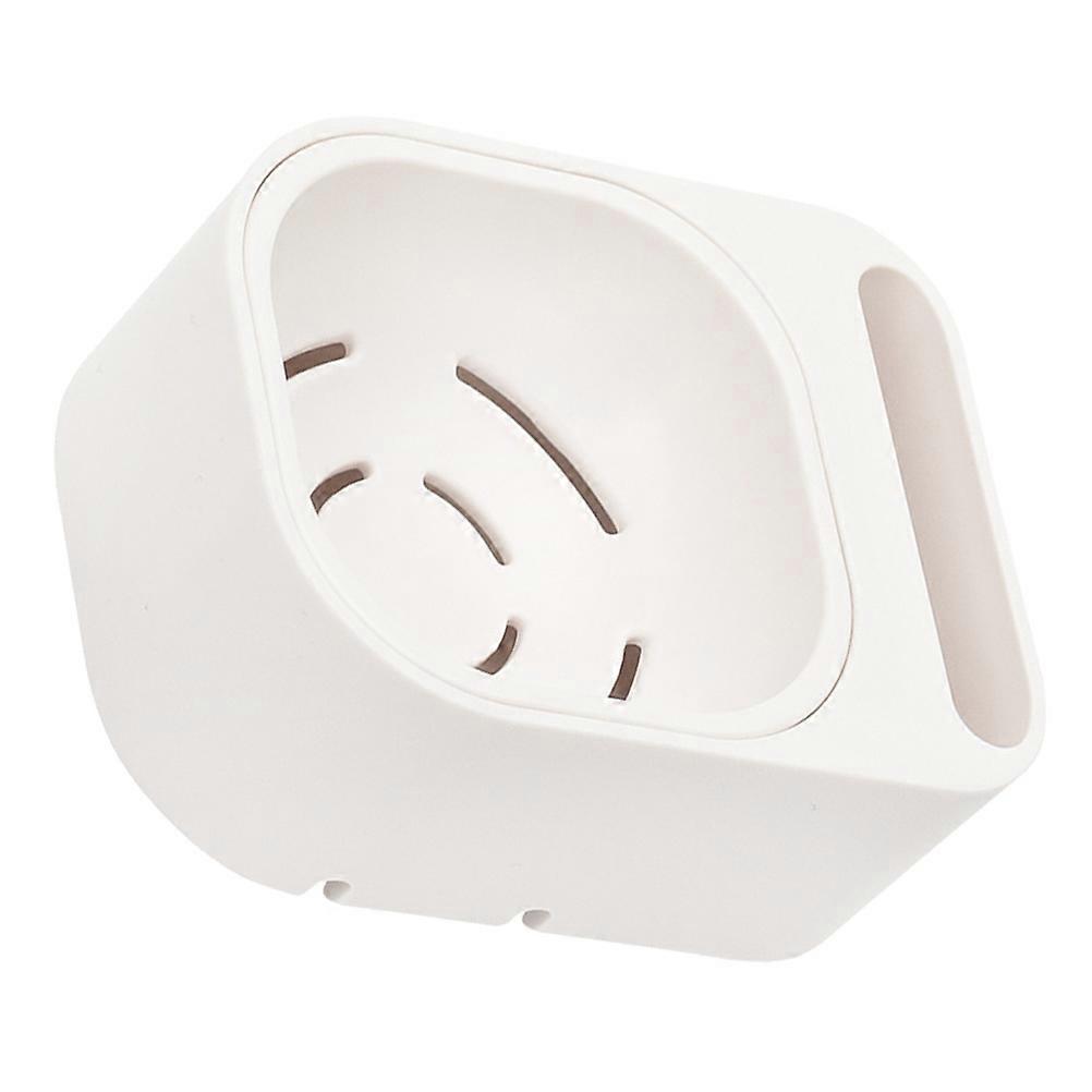 Makeup Sponge Holder White Storage Rack for 3Pcs Makeup Sponges