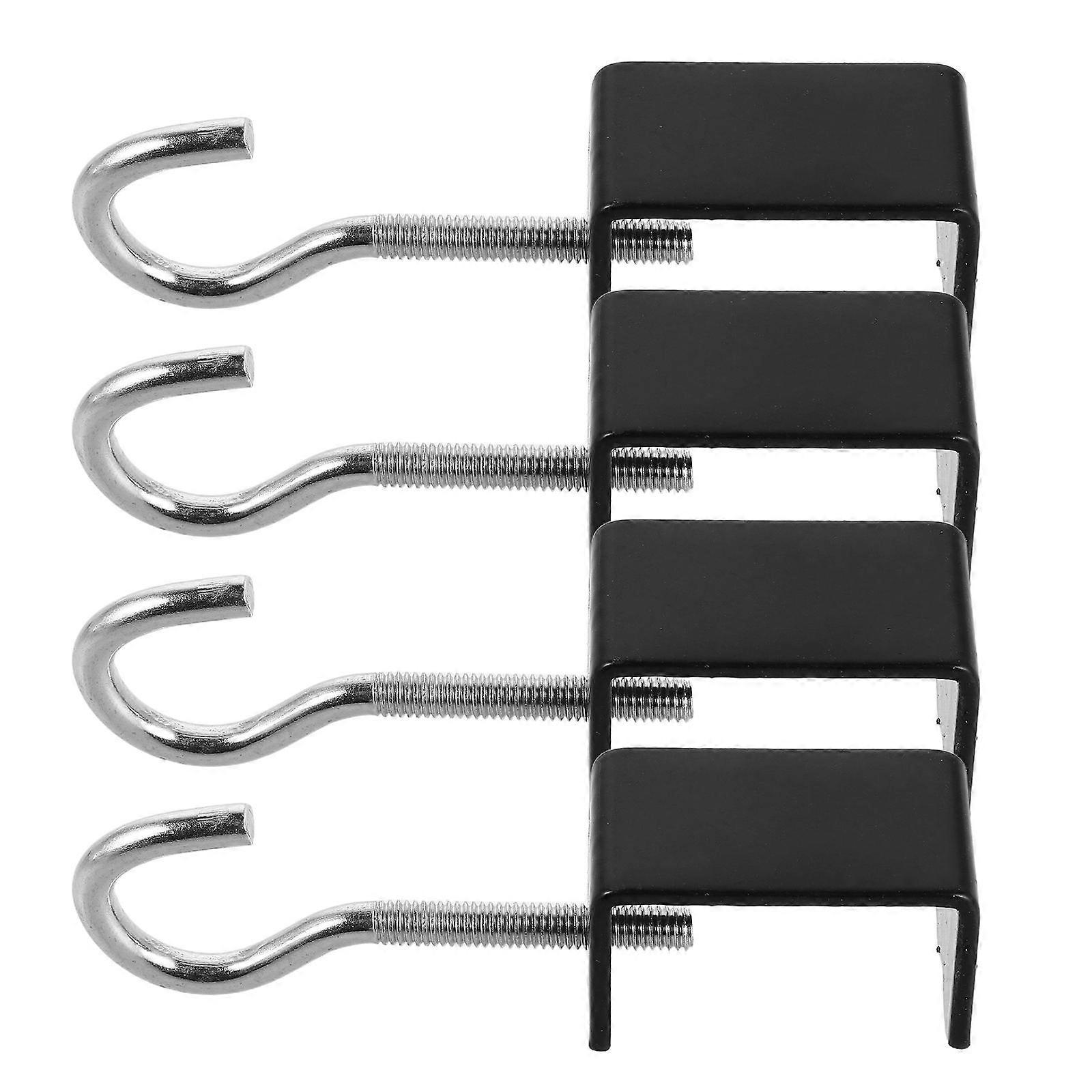 Rotatable Backpack Hanger for Desk Mounted Bag Holder 16Pcs