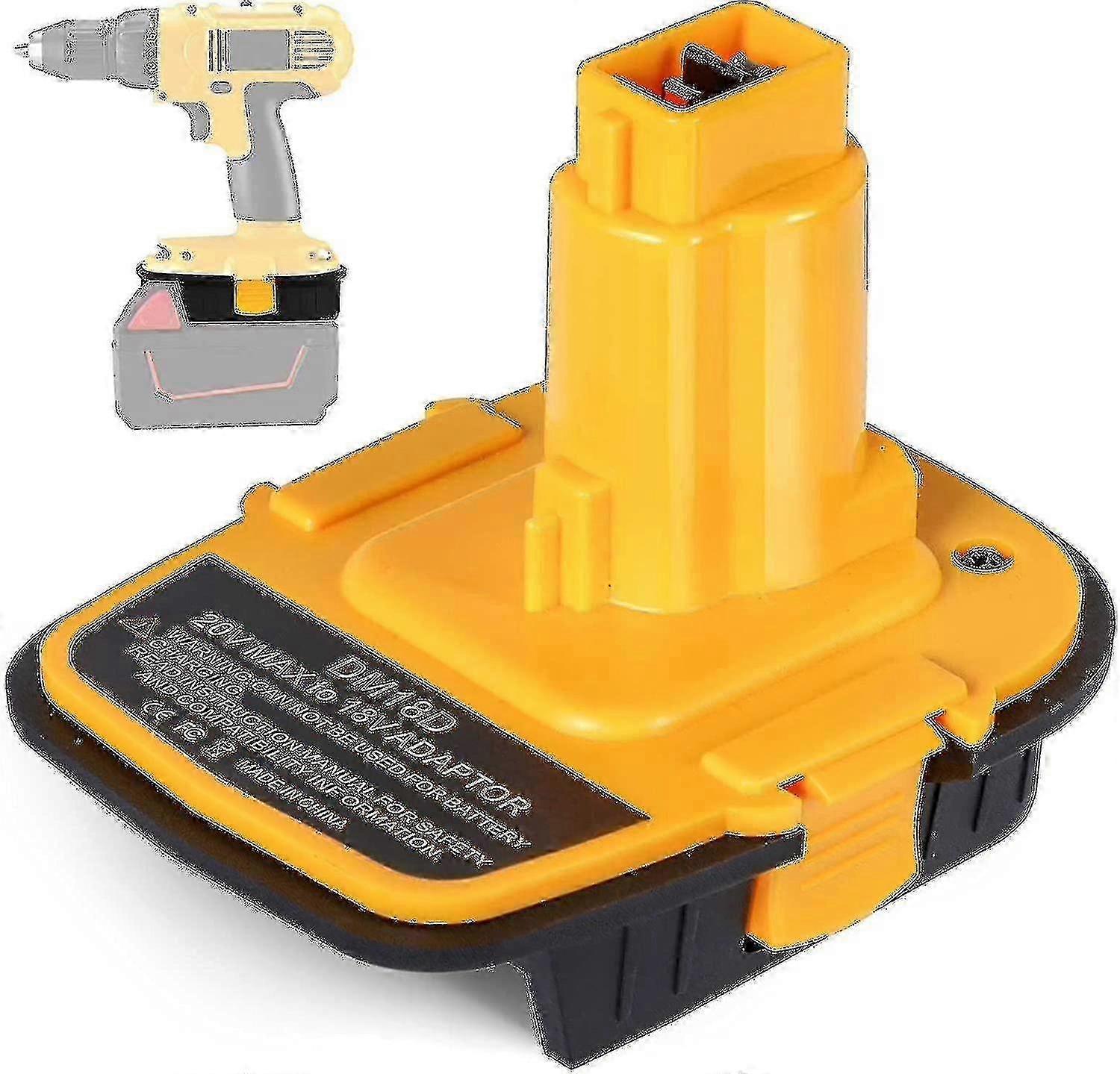 Dm18d Dca1820 Battery Adapter With Usb For Dewalt 20v/18v For Milwaukee M18 18v Lithium Battery Dcb204 Dcb205 Converter For Dewalt 18v/20v Nicad & Nim