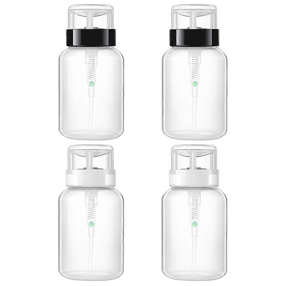 Assorted Color Nail Polish Remover Dispenser Bottle for Storage 4Pcs