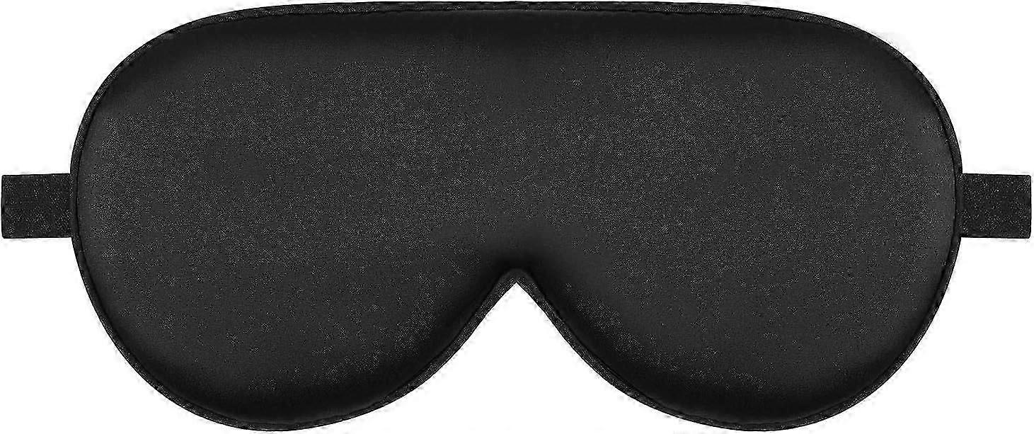 Sleep Mask Silk Cover Eye Contour Built-in No Pressure for Sleeping, Upgrade Over Conventi