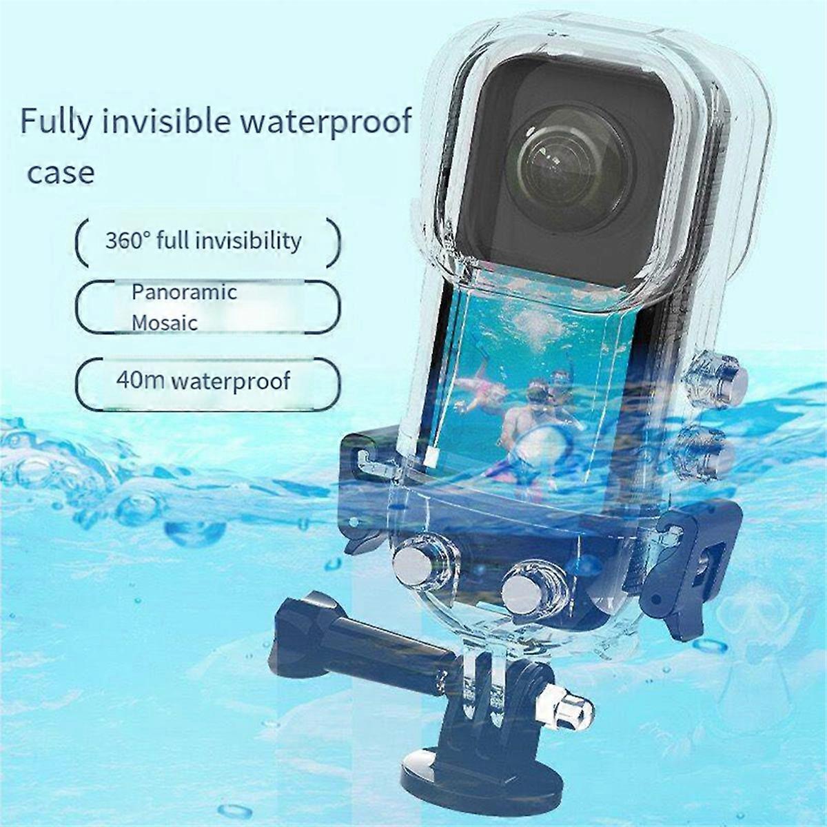 For Insta360 X3 Shadow Rock Panoramic Camera 40M Diving Case