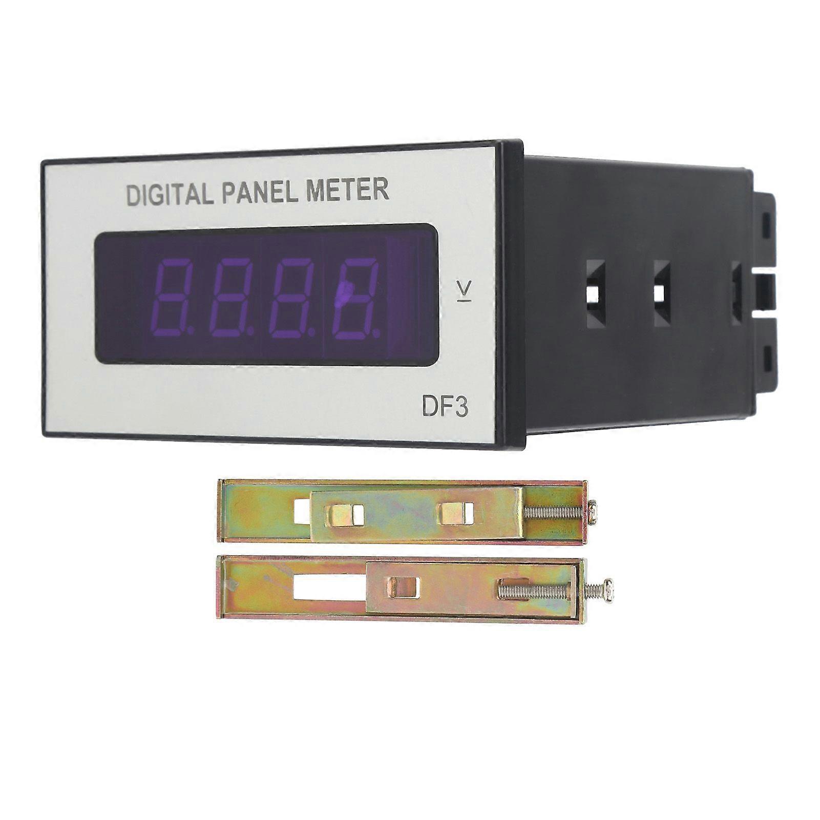 BERM Digital Panel Meter Digital Display Voltage Current Measuring Instrument DF3 DC500V