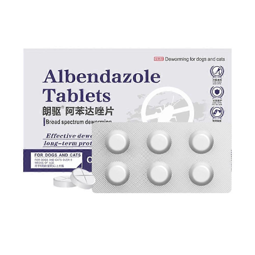 Albendazole Deworming Tablets Pet Parasite Control Safe Effective Formula