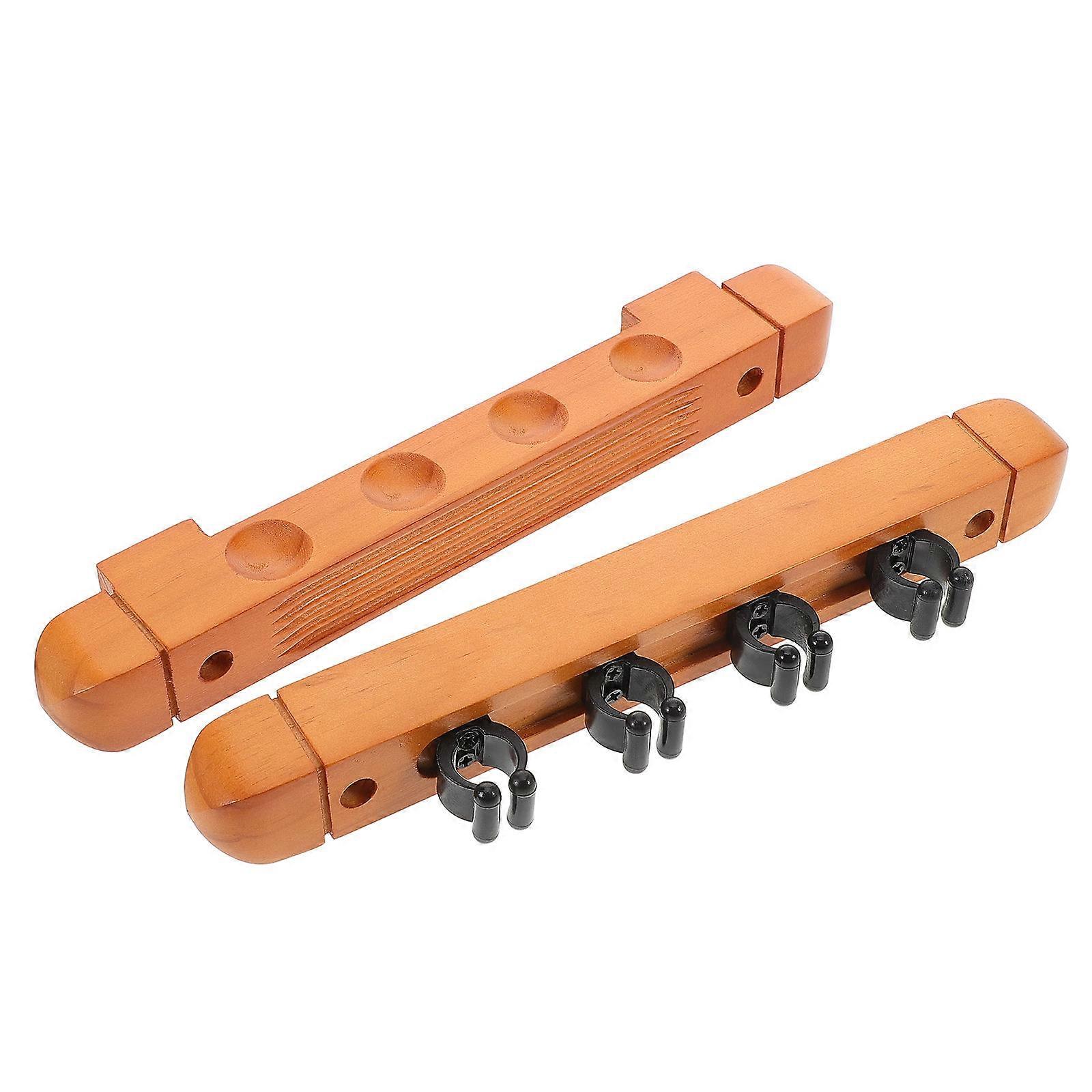 Durable Wall Mount Pool Stick Storage Rack Suitable For Billiard Rooms Featuring Material 6Pcs