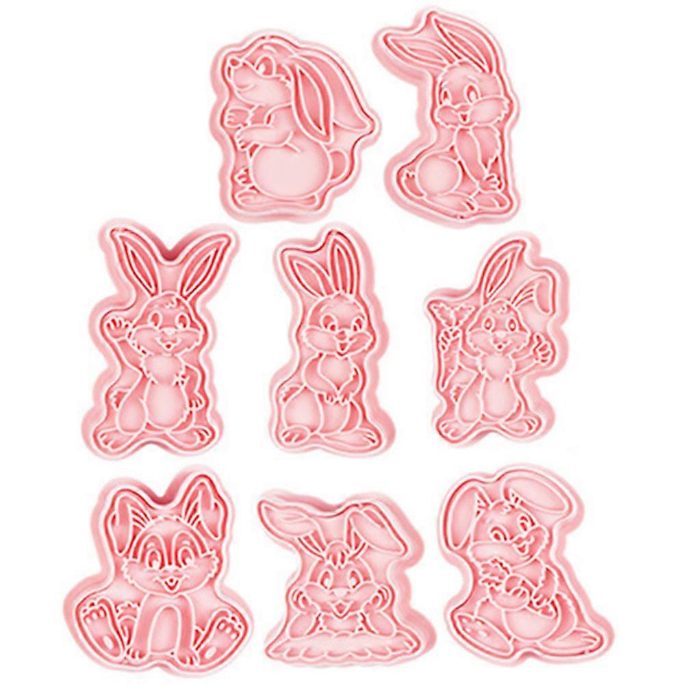 Cookie Baking Molds for DIY Use Bunny Cookie Mold 40Pcs Pink Set