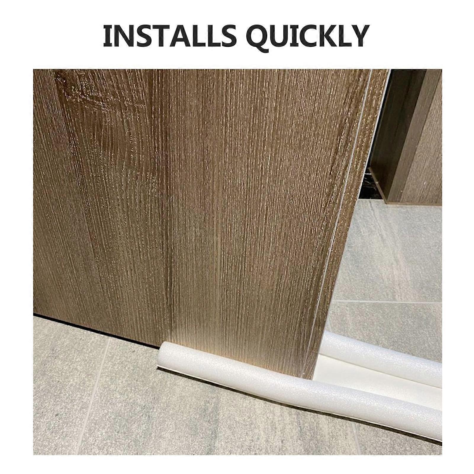 Door gap and door bottom seal Seal strip-brown