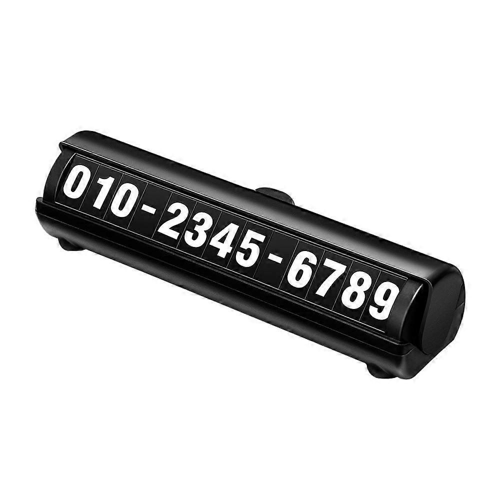 Car Temporary Parking Phone Sign For Drivers 13X4X4CM Rectangular ABS Material Night Light 1Pcs
